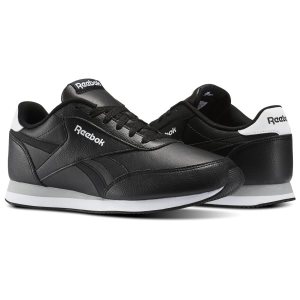 Reebok Royal Classic Jogger Turnschuhe Damen - Schwarz/Weiß/Grau - DE 571-ECR